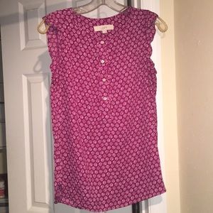Loft purple blouse small